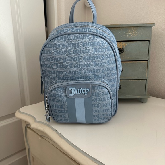 Juicy Couture Handbags - Juicy Couture Blue Medium backpack